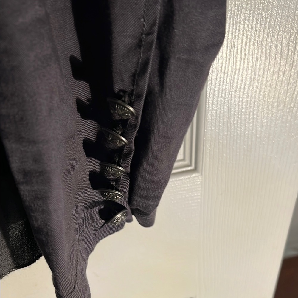 Torrid Charcoal Button-Front Jacket Size 2 - Picture 6 of 11